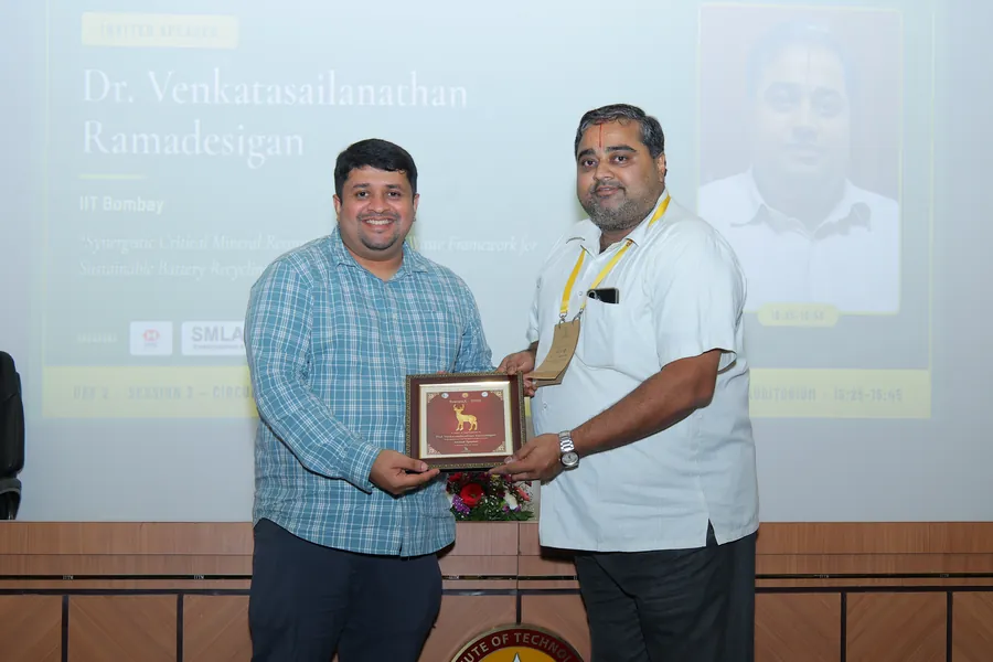 Felicitation of Dr. Venkatasailanathan Ramadesigan, IIT Bombay
