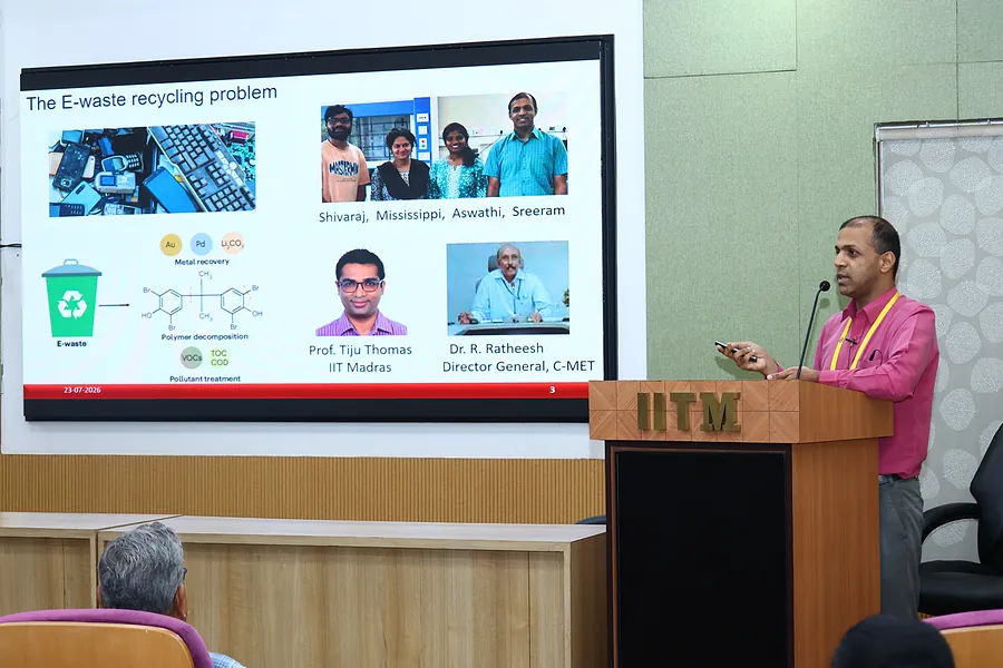 E-waste recycling and metal recovery, presented at the pre-conference workshop