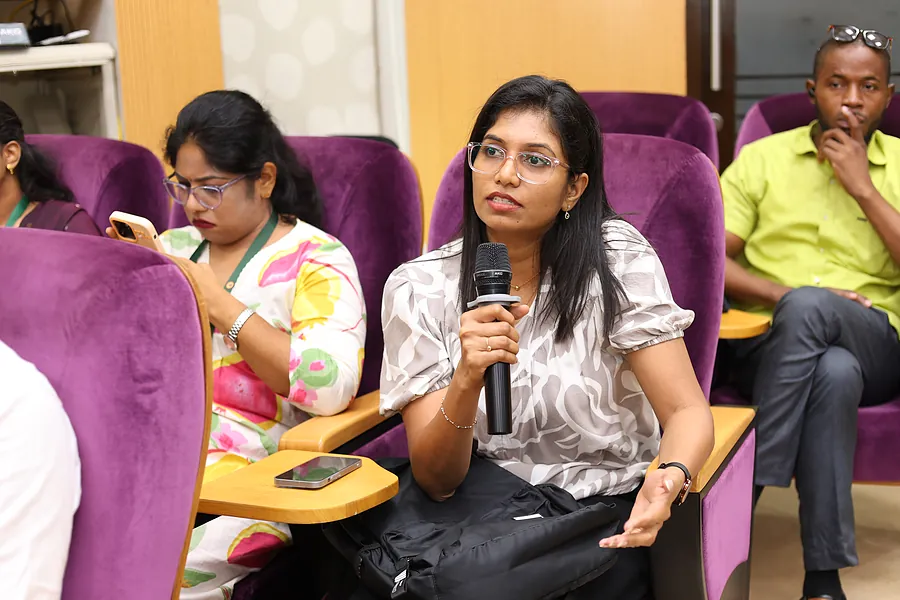 A question from the floor during a Day 3 session