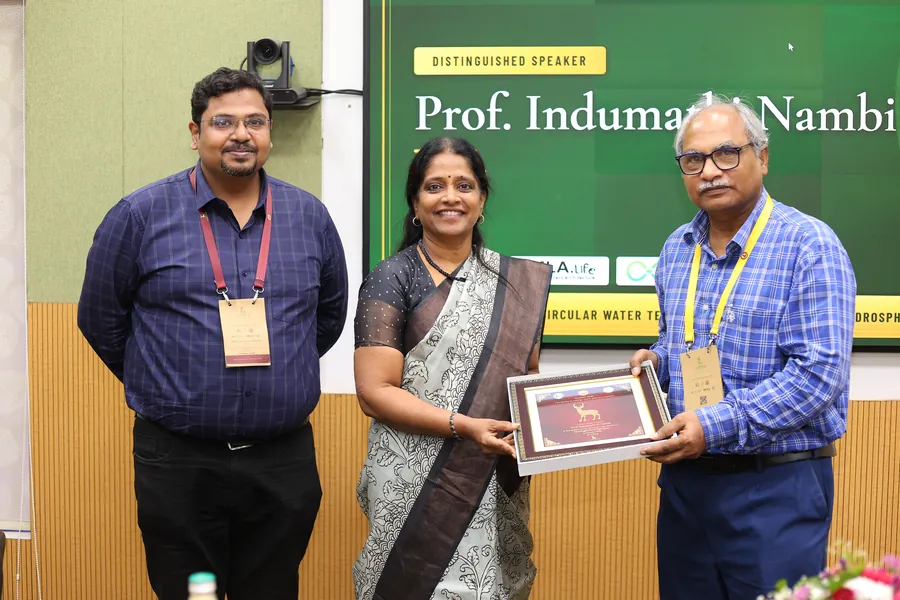 Felicitation of distinguished speaker Prof. Indumathi Nambi, IIT Madras