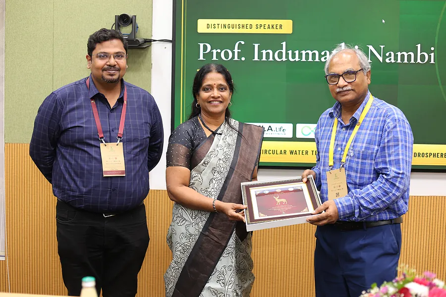 Felicitation of distinguished speaker Prof. Indumathi Nambi, IIT Madras