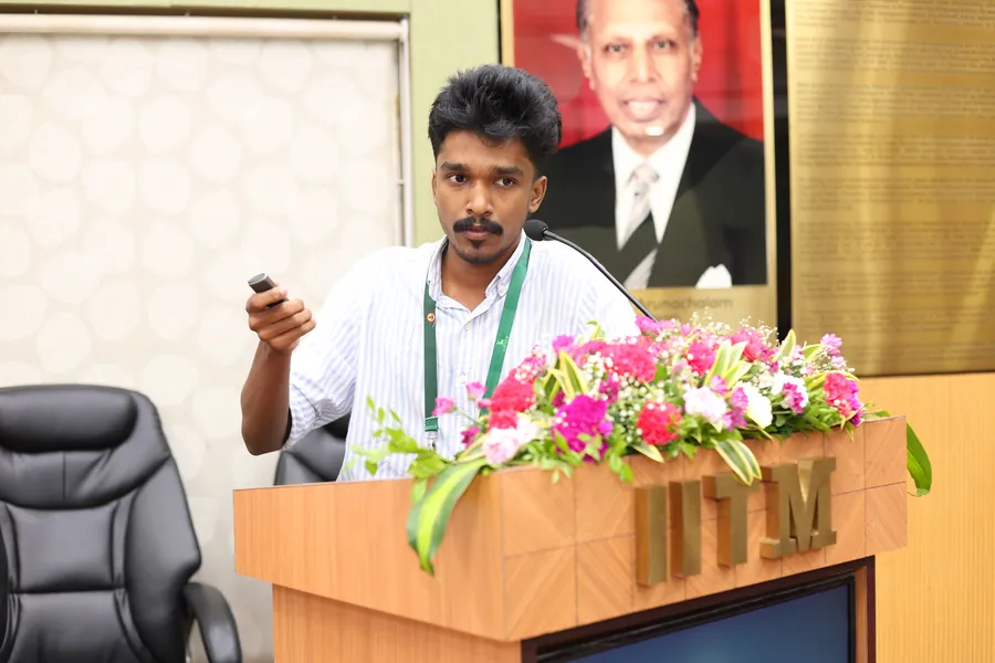 A contributed talk in one of the parallel sessions
