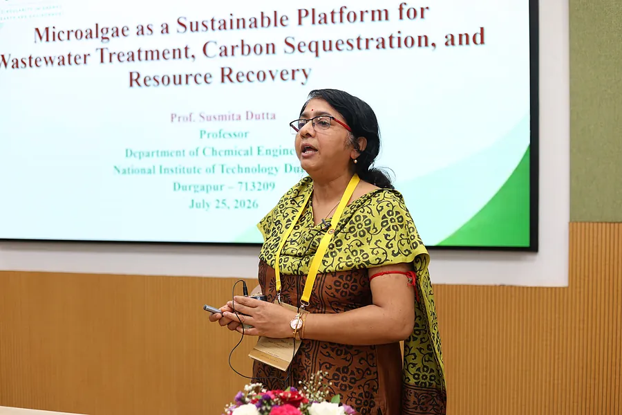 Prof. Susmita Dutta (NIT Durgapur) on microalgae for wastewater treatment and resource recovery