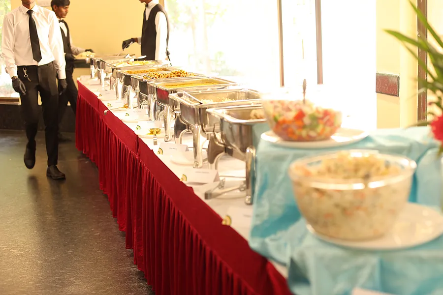 The conference lunch service at IC&SR