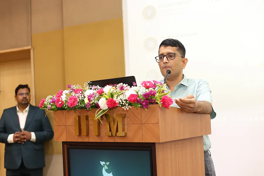 A contributed talk at the main auditorium podium