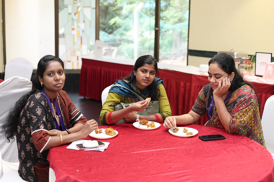 A break between the afternoon sessions