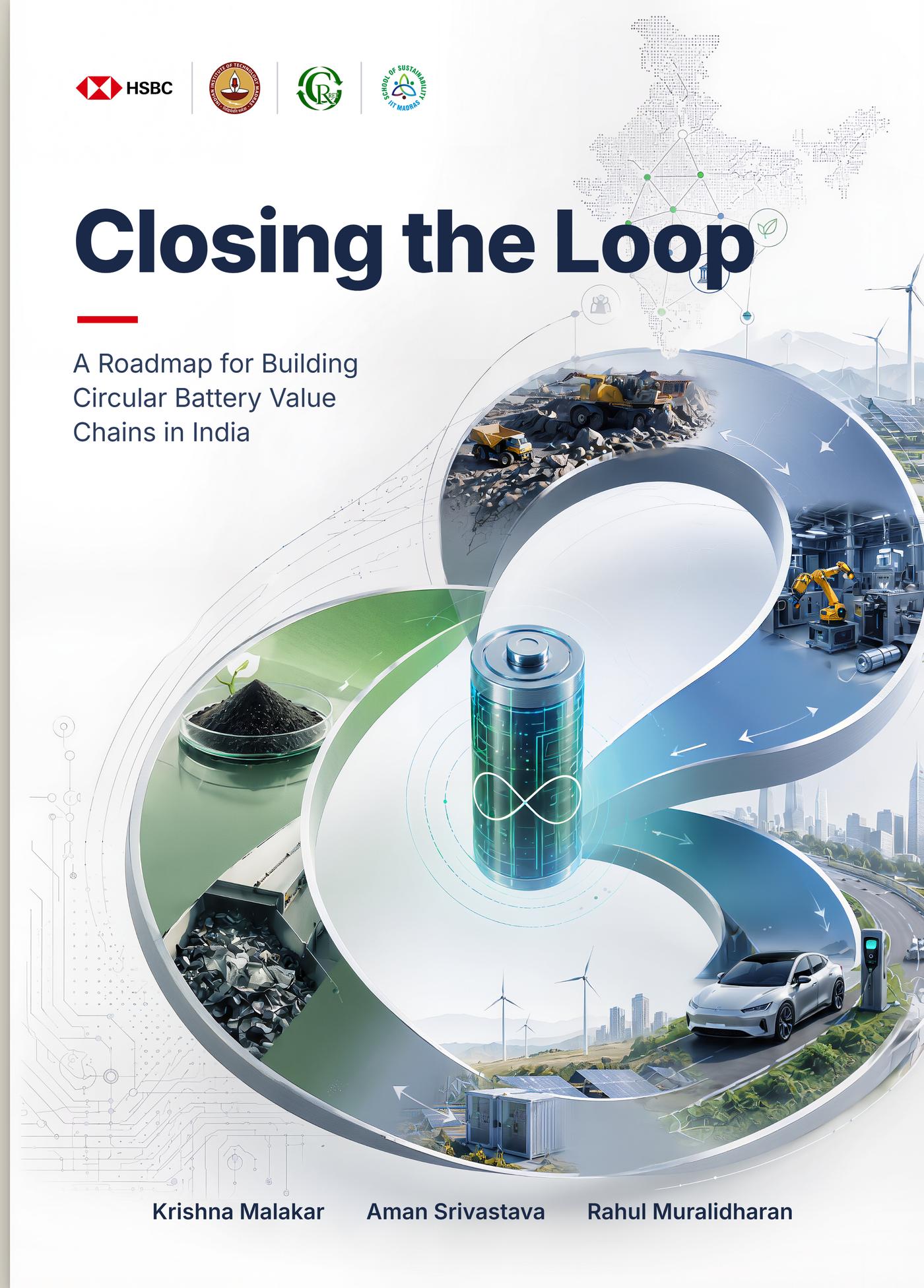 Closing the Loop — A Roadmap for Building Circular Battery Value Chains in India, white paper cover