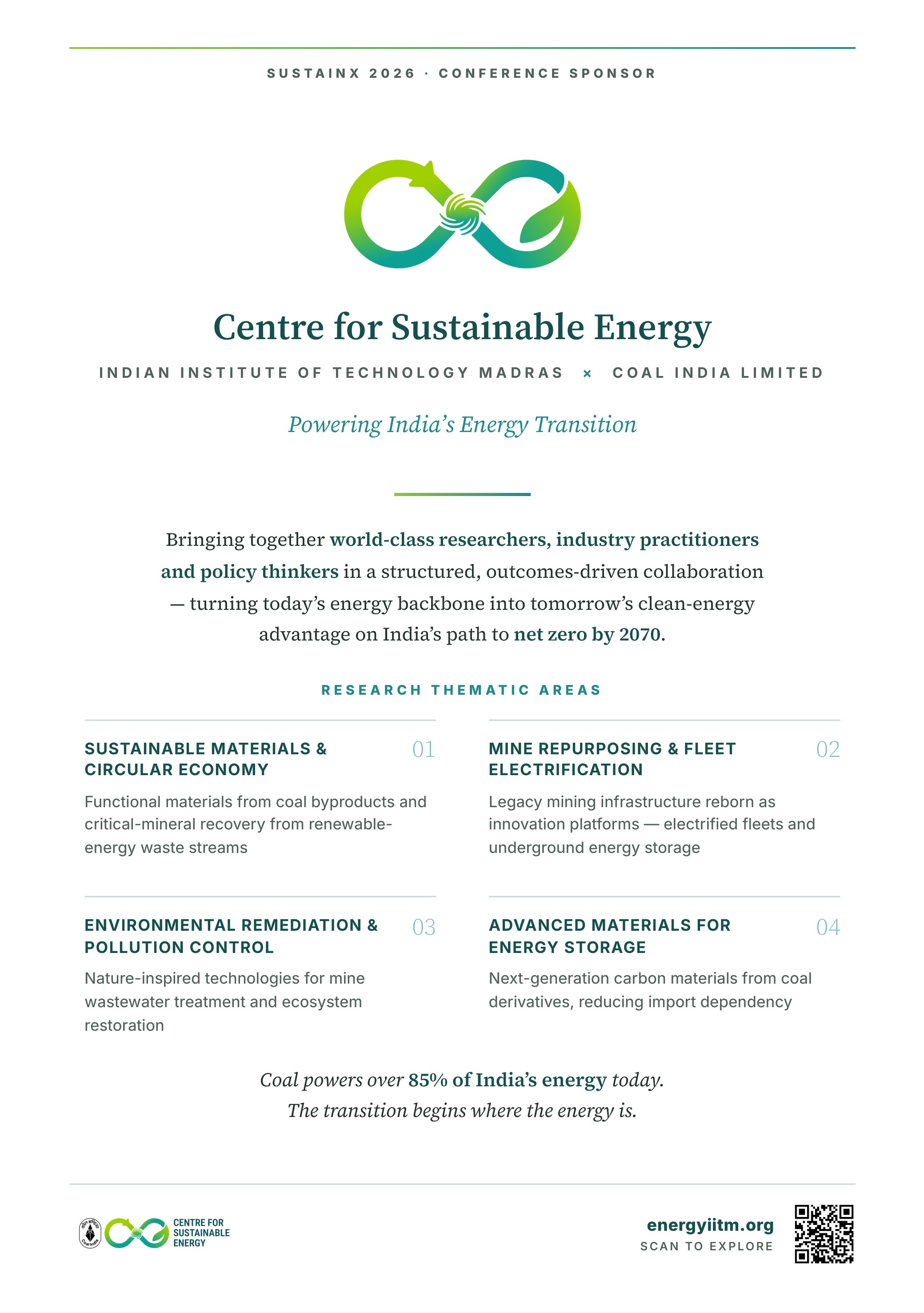 Centre for Sustainable Energy — Inside Front Cover