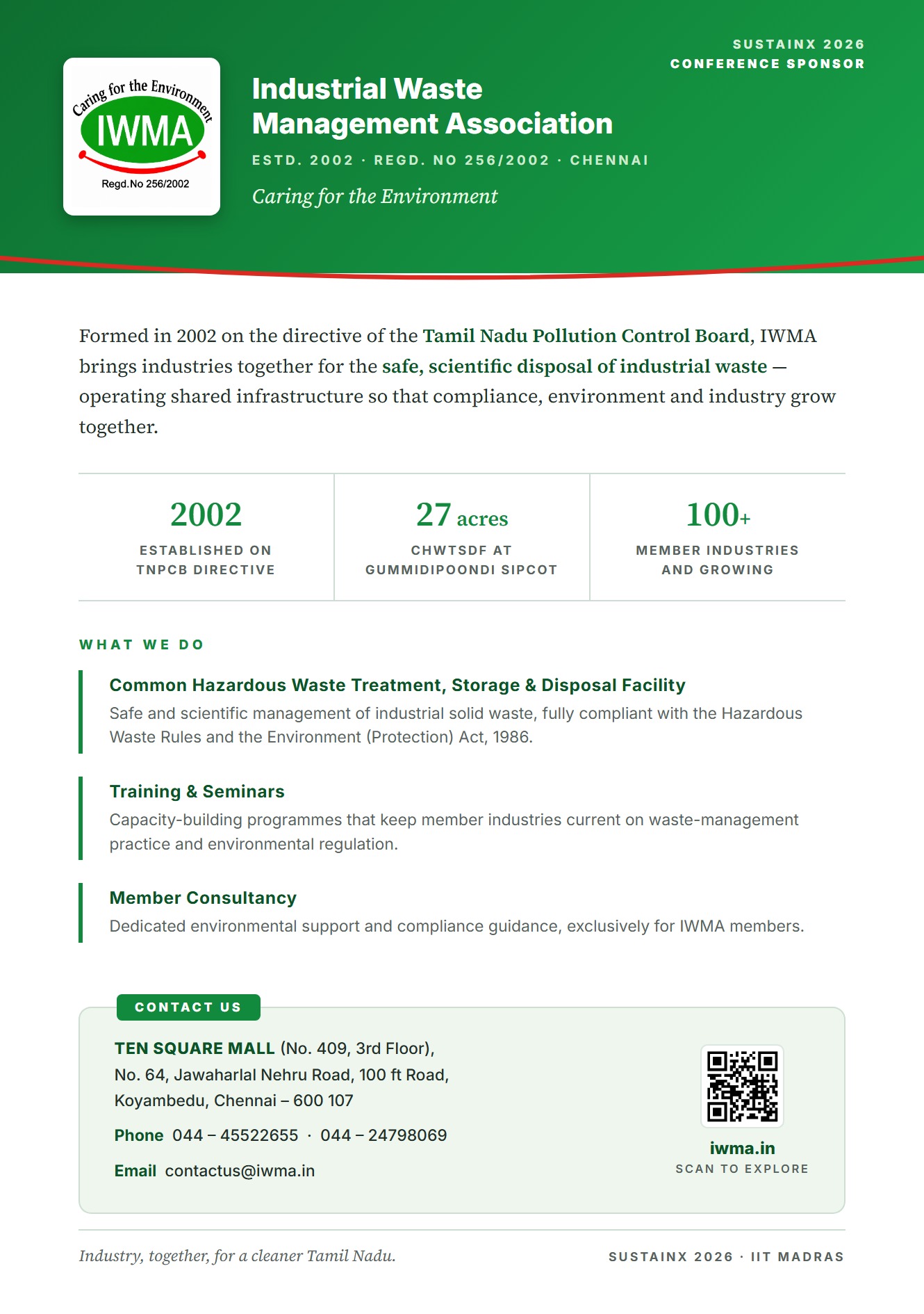 Industrial Waste Management Association — Cover